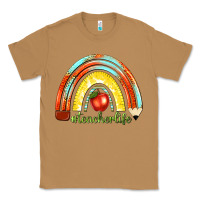 Toasted Coconut teacher life with rainbow Classic Tee - texasbilliewilder