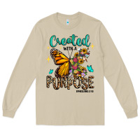 Mushroom created with a purpose ephesians 2 10 Long Sleeve Tee - RanaPortraitStore