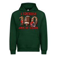 Forest Green i tackled 100 days of school Urban Hoodie - MaliasSmallBusiness
