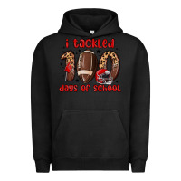 Pigment Black i tackled 100 days of school Urban Hoodie - MaliasSmallBusiness