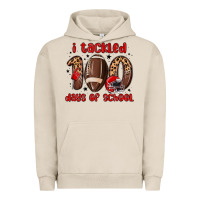 Pigment French Oak i tackled 100 days of school Urban Hoodie - MaliasSmallBusiness