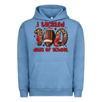 Pigment Pebble Blue i tackled 100 days of school Urban Hoodie - MaliasSmallBusiness