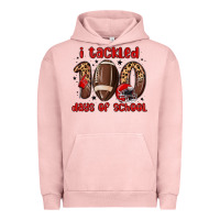 Pigment Salmon i tackled 100 days of school Urban Hoodie - MaliasSmallBusiness