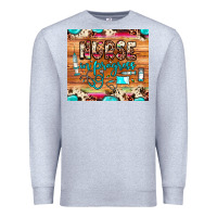 Heather Grey nurse in progress Premium Sweatshirt - JahusDesignShop