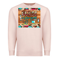 Pale Pink nurse in progress Premium Sweatshirt - JahusDesignShop