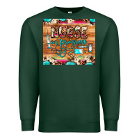 Sports Green nurse in progress Premium Sweatshirt - JahusDesignShop