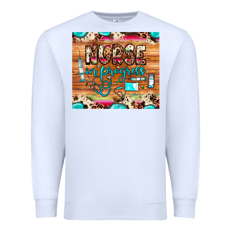 Nurse In Progress Premium Sweatshirt by JahusDesignShop | Teevron