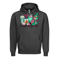 Charcoal Heather licensed practical nurse coffee cups Zipper Hoodie - Zillion Design Studio