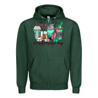 Sports Green licensed practical nurse coffee cups Zipper Hoodie - Zillion Design Studio