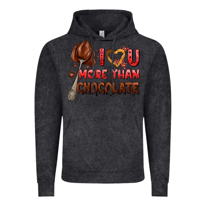I Love You More Than Chocolate Vintage Hoodie by AdoDesignShop | Teevron