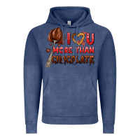 Vintage Denim i love you more than chocolate Vintage Hoodie - AdoDesignShop
