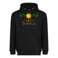 Black aloha beaches Heavyweight Hoodie - CowhideDigitalArt