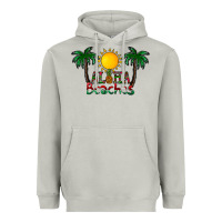 Moon Dust aloha beaches Heavyweight Hoodie - CowhideDigitalArt