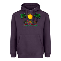 Plum aloha beaches Heavyweight Hoodie - CowhideDigitalArt