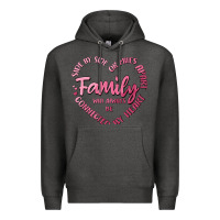 Charcoal Heather family Premium Hoodie - MaliasSmallBusiness