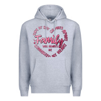 Heather Grey family Premium Hoodie - MaliasSmallBusiness