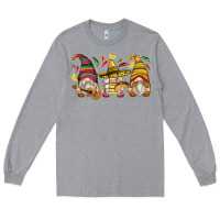 Heather Grey mexican gnomes Long Sleeve Tee - Zillion Design Studio