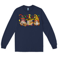 Navy mexican gnomes Long Sleeve Tee - Zillion Design Studio