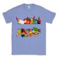 Colony Blue teacher name frame custom Classic Tee - texasbilliewilder