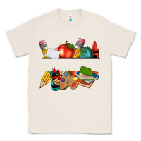 Natural teacher name frame custom Classic Tee - texasbilliewilder