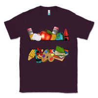 Plum teacher name frame custom Classic Tee - texasbilliewilder