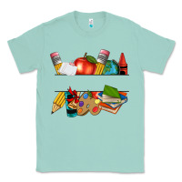 Seafoam teacher name frame custom Classic Tee - texasbilliewilder