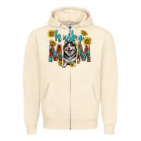 Sandshell western alaskan husky mom Zipper Hoodie - texasbilliewilder