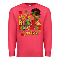 Cardinal pretty black and educated teacher Premium Sweatshirt - Artiststas