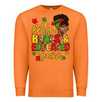 Carrot pretty black and educated teacher Premium Sweatshirt - Artiststas