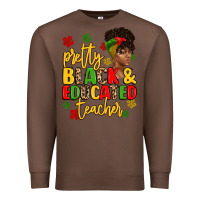Chestnut pretty black and educated teacher Premium Sweatshirt - Artiststas