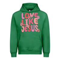 Emerald love like jesus Urban Hoodie - MaliasSmallBusiness