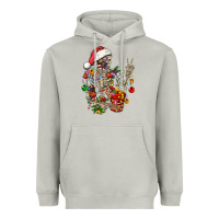 Moon Dust Christmas lights and skeleton Heavyweight Hoodie - FaDigitalArtStudio