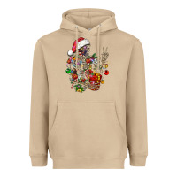 Mushroom Christmas lights and skeleton Heavyweight Hoodie - FaDigitalArtStudio