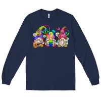 Navy hippie gnomes Long Sleeve Tee - Zillion Design Studio