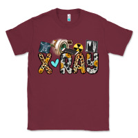 Burgundy x ray Classic Tee - Zillion Design Studio