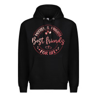 Black mother and daughter best friends for life Premium Hoodie - MaliasSmallBusiness