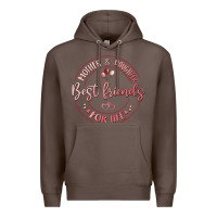 Coffee mother and daughter best friends for life Premium Hoodie - MaliasSmallBusiness