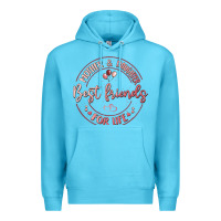 Ocean Blue mother and daughter best friends for life Premium Hoodie - MaliasSmallBusiness