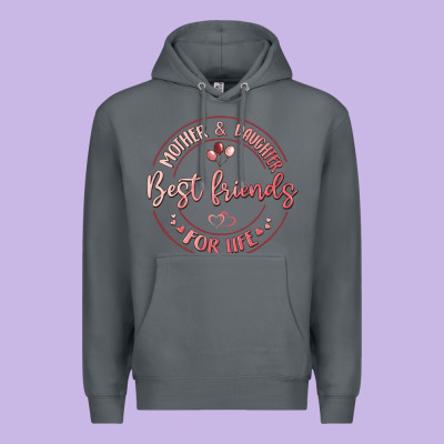 Mother And Daughter Best Friends For Life Premium Hoodie Designed By Maliassmallbusiness