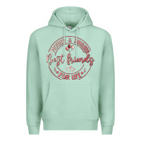 Seafoam mother and daughter best friends for life Premium Hoodie - MaliasSmallBusiness