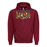 Burgundy western australian shepherd mom Zipper Hoodie - texasbilliewilder