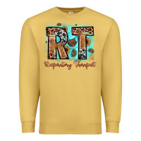 Antique Gold rt respiratory therapist Premium Sweatshirt - JahusDesignShop