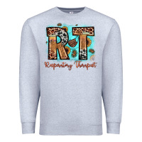 Heather Grey rt respiratory therapist Premium Sweatshirt - JahusDesignShop