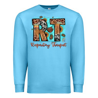 Ocean Blue rt respiratory therapist Premium Sweatshirt - JahusDesignShop