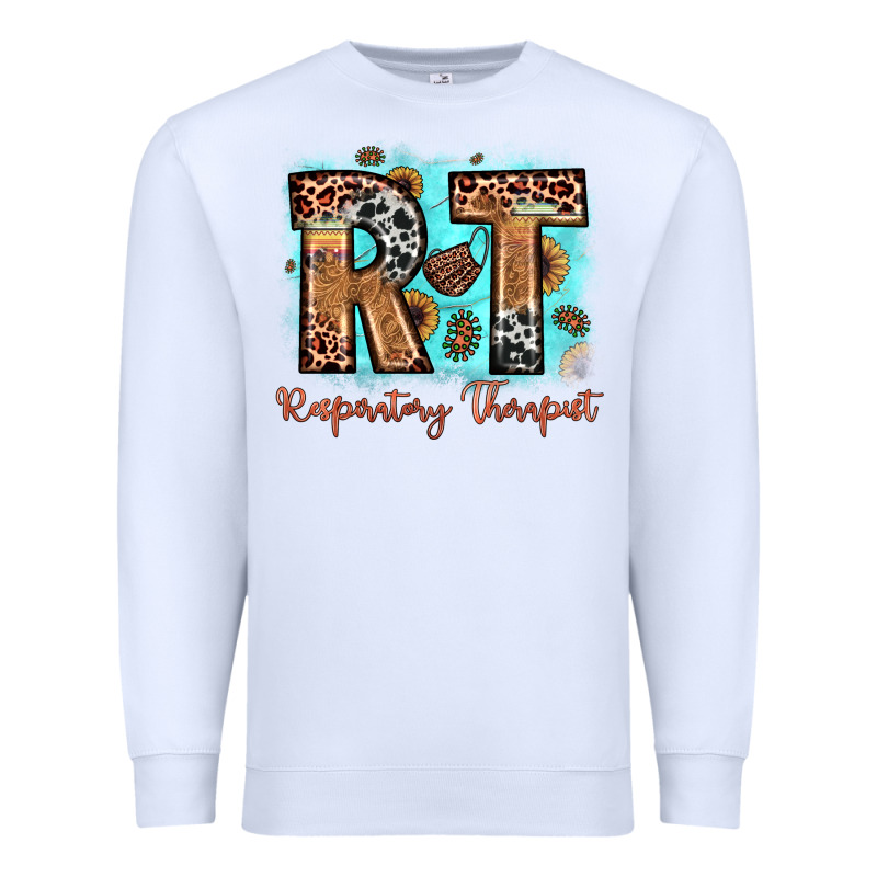Rt Respiratory Therapist Premium Sweatshirt by JahusDesignShop | Teevron