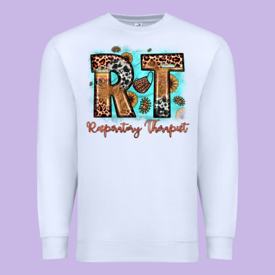 Rt Respiratory Therapist Premium Sweatshirt Designed By Jahusdesignshop