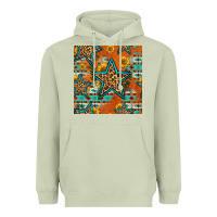Western Stars Seamless Pattern Heavyweight Hoodie | Teevron