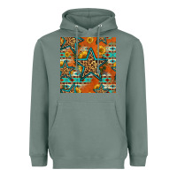 Sage western stars seamless pattern Heavyweight Hoodie - HRA Design Shop