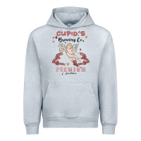 Heather Grey cupids brewing company Urban Hoodie - MaliasSmallBusiness