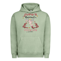 Pigment Oil Green cupids brewing company Urban Hoodie - MaliasSmallBusiness